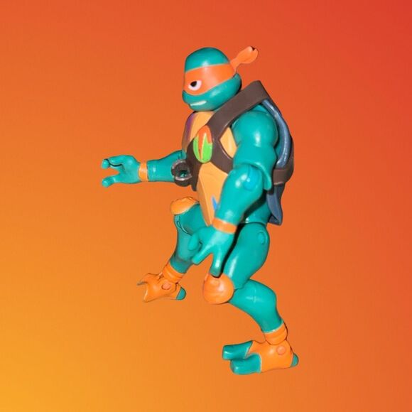 TMNT Michelangelo Action Figure Playmates Viacom 2018 10” B14 - Picture 2 of 4